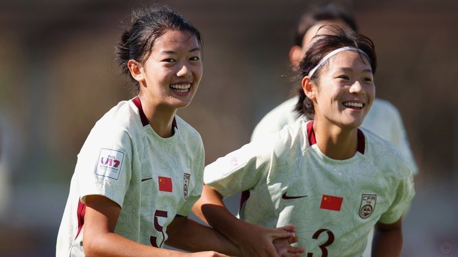 雨希传射 中国U17女足 晋级！